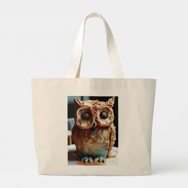 Sac fourre-tout Hibou et Poisson coloré (Dos)