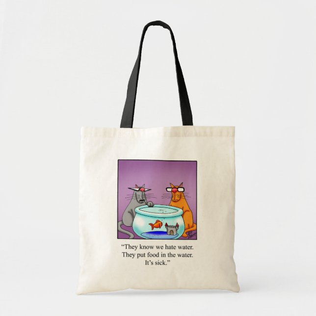 Sac fourre-tout Hilarious Cat Humour (Devant)