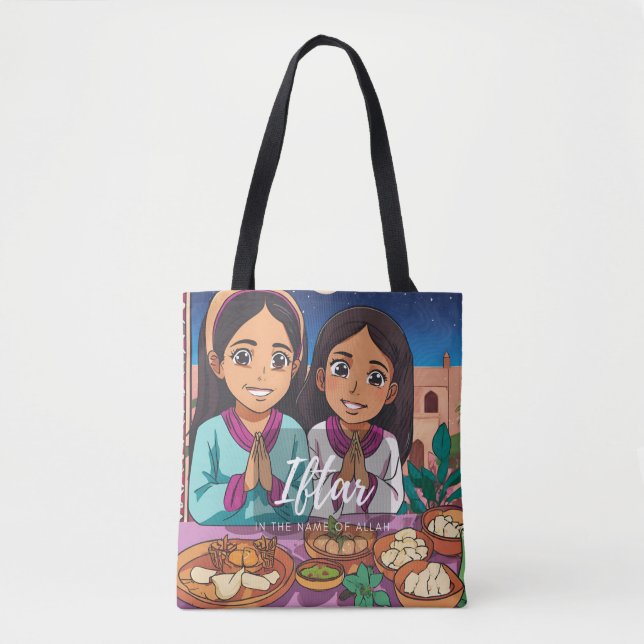 Sac fourre-tout horaire de la Soeur Iftar (Devant)