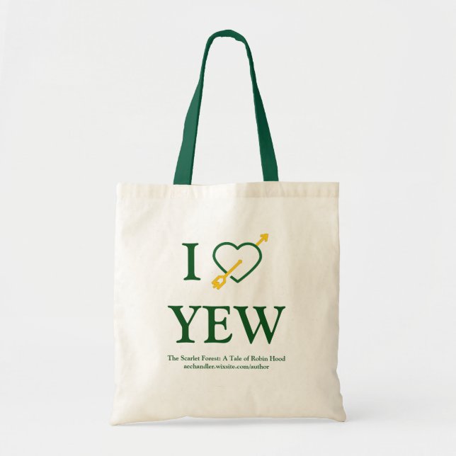 sac fourre-tout "I *Heart* YEW" (Devant)