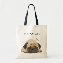 Sac fourre-tout illustré par carlin à sommeil