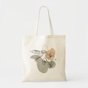 Sac fourre-tout imprimé colibri