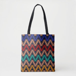 Sac fourre-tout imprimé partout, moyen !