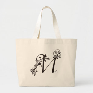 Sac fourre-tout initial à éléphant de la vigne M