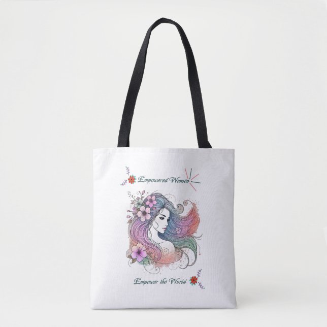 Sac fourre-tout inspirationnel de la Journée des f (Devant)