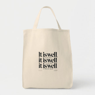 sac fourre-tout "It Is Well With My Soul" - Inspir
