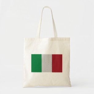 Sac fourre-tout italien à drapeau tricoté par cool