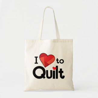 Sac fourre-tout "J'adore le quilting" – Sac quotid