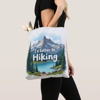 Sac fourre-tout J'aimerais mieux faire de la rando