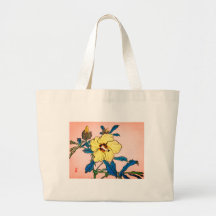 Sac fourre-tout JAPONAIS à FLEUR de BOIS DE