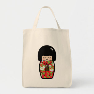 Sac fourre-tout japonais (rouge) à poupée de