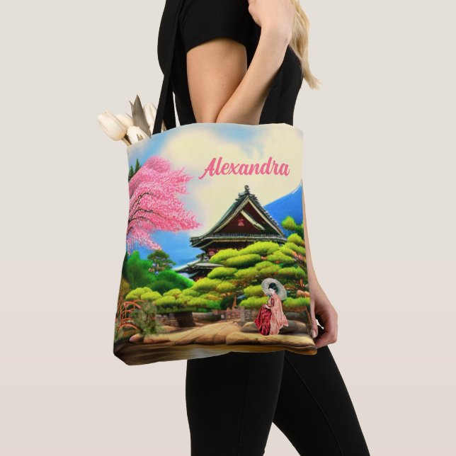 Sac fourre-tout Jardin Japonais (De près)