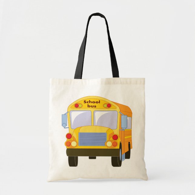 Sac fourre-tout jaune à autobus scolaire (Devant)