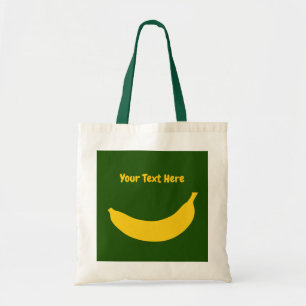 Sac fourre-tout jaune mignon à coutume de fruit d