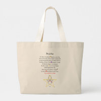 Sac fourre-tout jumbo d'ange-étoile spirituel insp