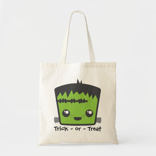 Sac fourre-tout Kawaii Frankenstein (Devant)