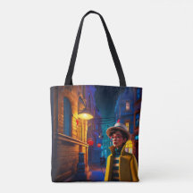 sac fourre-tout "La scène du crime"