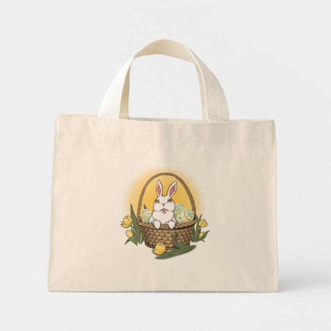 Sac fourre-tout lapin de Pâques Bouchon de Pâques (Devant)