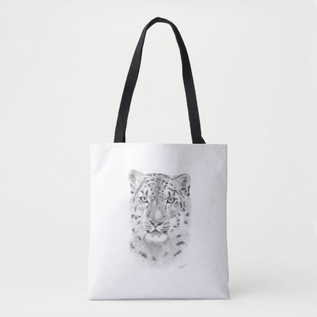 Sac fourre-tout léopard des neiges (Devant)