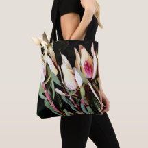 Sac fourre-tout "Leucadendron blanc"