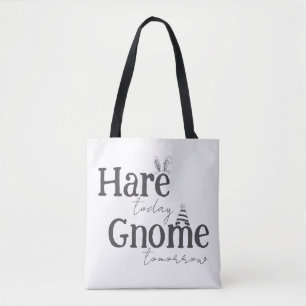 Sac fourre-tout « Lièvre aujourd'hui, gnome demain