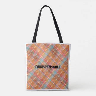 Sac fourre-tout  L'indispensable - Motif Madras