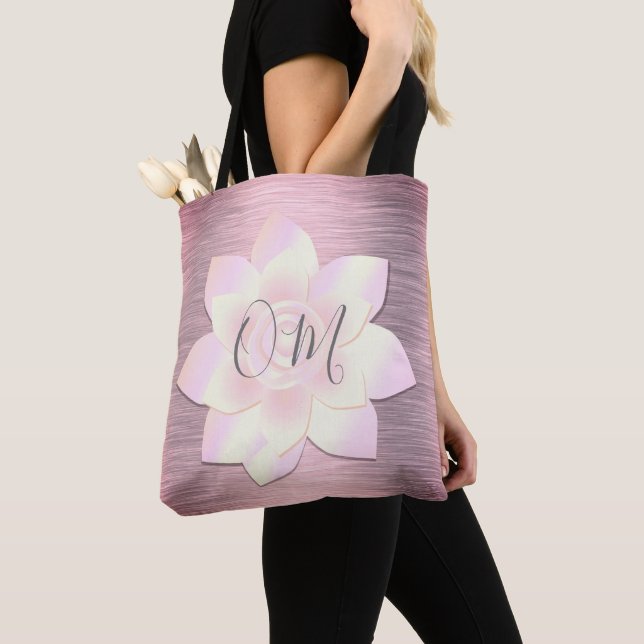 Sac fourre-tout Lotus OM Rose Blush (De près)