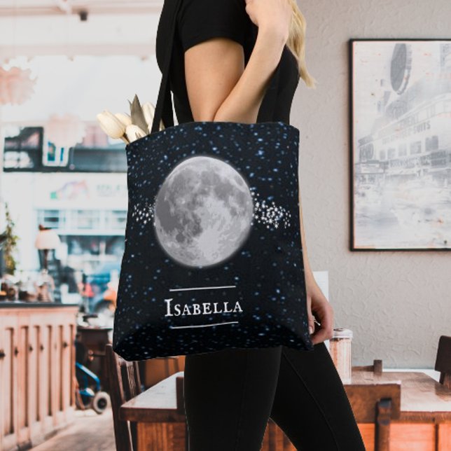 Sac fourre-tout lunaire personnalisé (Lunar Personalized Tote Bag)