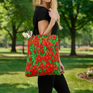 Sac fourre-tout Lys Rouges
