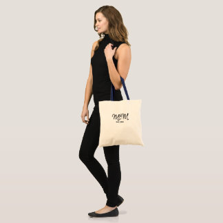 Sac fourre-tout Maman écriture noire établi