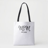 Sac fourre-tout Maman écriture noire établie