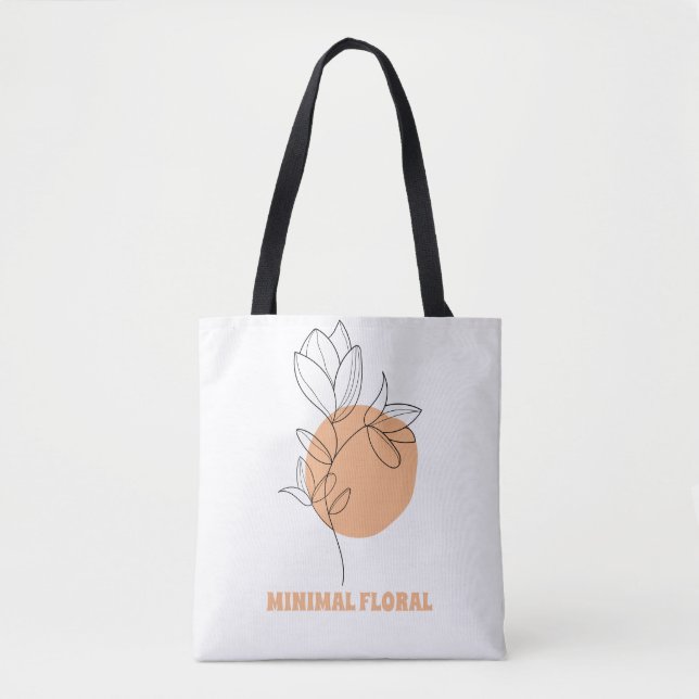Sac fourre-tout maquette conception minimale (Devant)