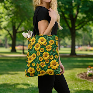 Sac fourre-tout Marguerites Jaunes
