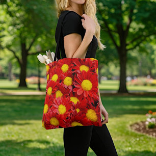 Sac fourre-tout Marguerites Rouges