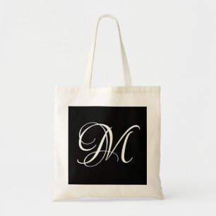 Sac fourre-tout Mariage monogramme minimaliste mod