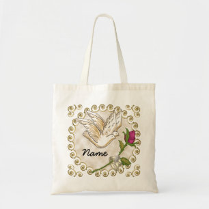 Sac fourre-tout mariage rose