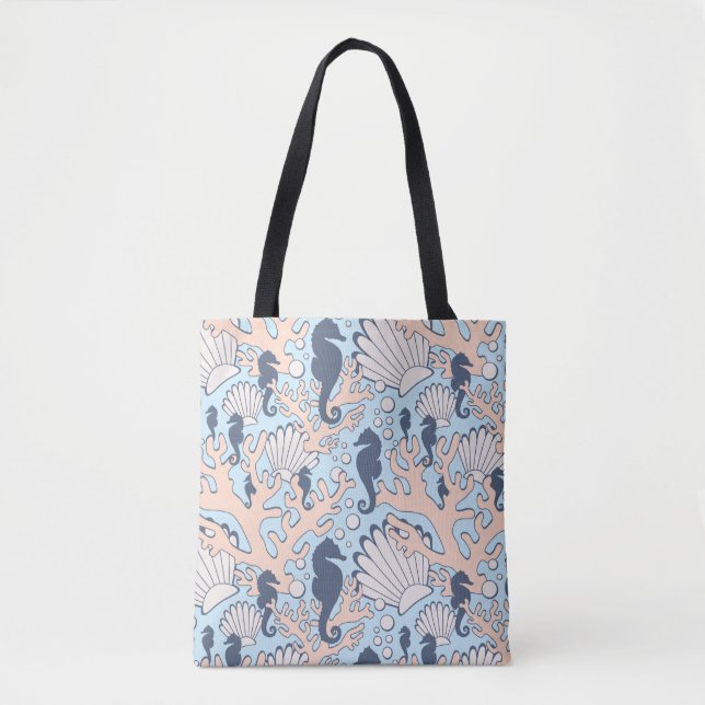 Sac fourre-tout Marine Seahorse Gardens (Devant)