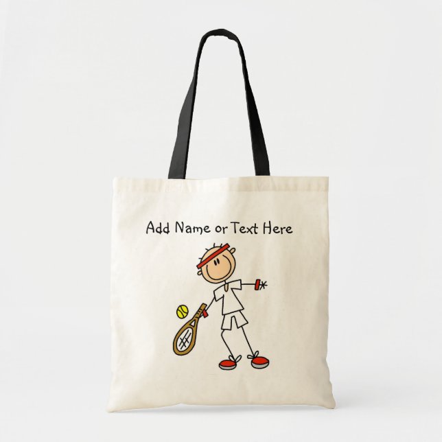 Sac fourre-tout masculin customisé à joueur de (Devant)