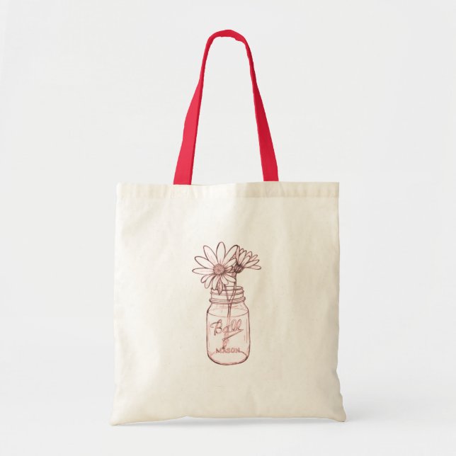 Sac fourre-tout Mason Jar (Devant)