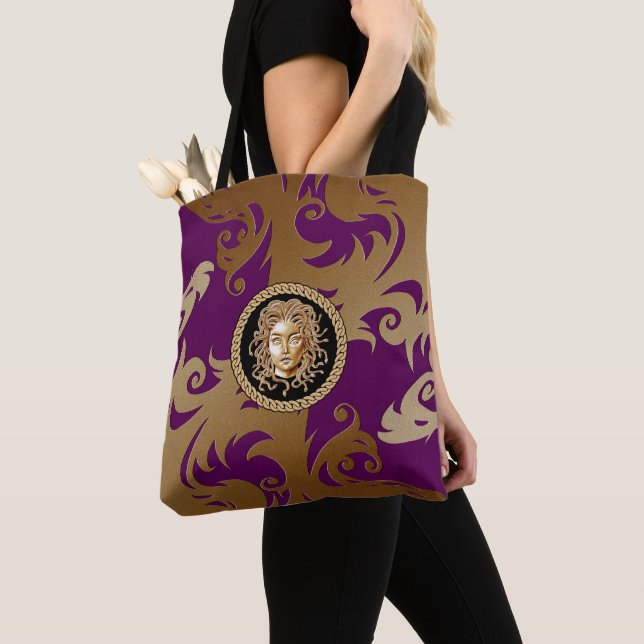Sac fourre-tout Medusa de luxe (De près)