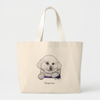 Sac fourre-tout méfiant à Bichon Frise