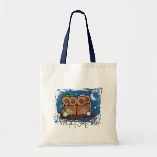 Sac fourre-tout mignon à hiboux de sommeil