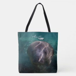 Sac fourre-tout mignon à lamantin de bébé partout