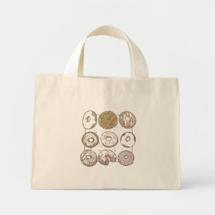 Sac fourre-tout mini Donuts tricotés