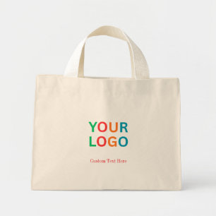 Sac fourre-tout mini élégant avec logo et nom pers
