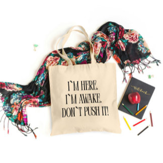 Sac fourre-tout minimaliste amusant