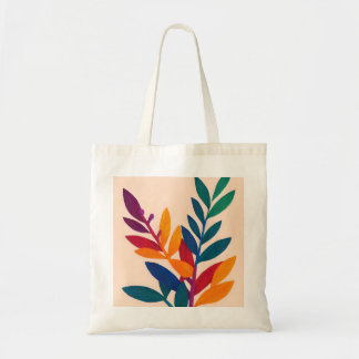 Sac fourre-tout minimaliste de peinture Feuille co