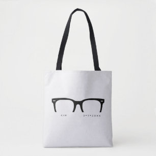 Sac fourre-tout minimaliste en verre oculaire