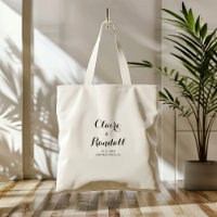 Sac fourre-tout minimaliste noir et blanc