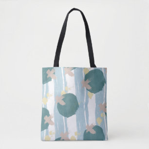 Sac fourre-tout moderne X et O coups de pinceau